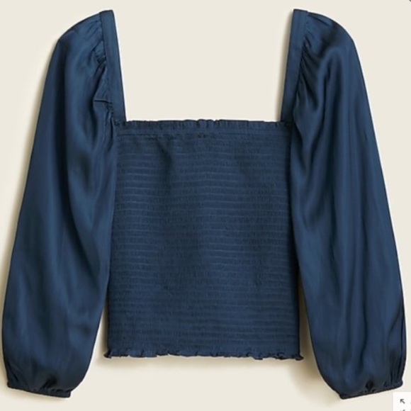 J Crew square neck blouse - Picture 1 of 3